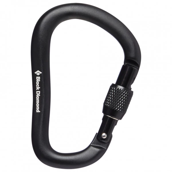 Black Diamond Rocklock Screwgate Carabiner - HMS Carabiner